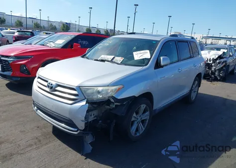 2012 Toyota Highlander Limited V6 from USA, damaged, VIN 5TDDK3EH2CS107273